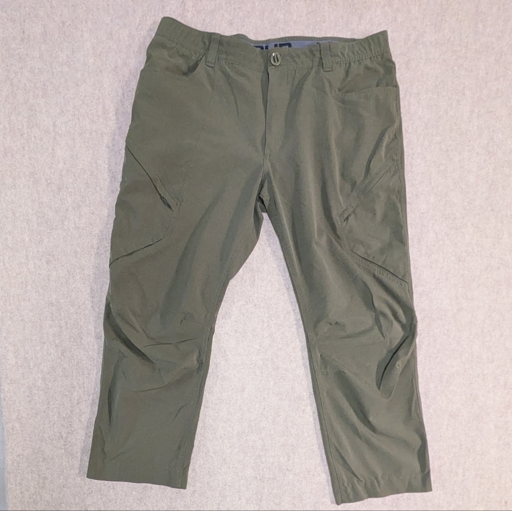 Under Armour Utility Tactical Olive Green Pants With Mesh & Zip Pockets Men's 38